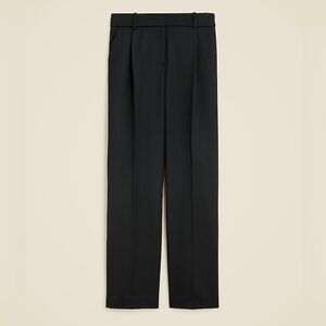J. Crew Women’s Essential Straight Leg Pant in Black size 12 Tall 12T